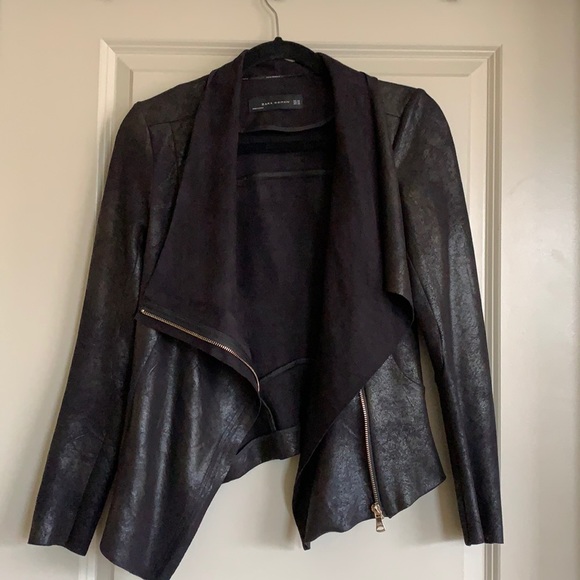 Zara | Jackets & Coats | Zara Faux Leather Jacket | Poshmark